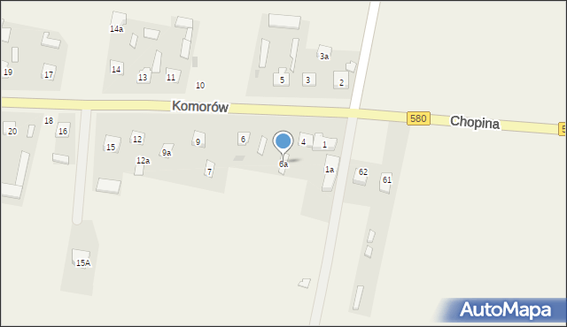 Komorów, Komorów, 6a, mapa Komorów