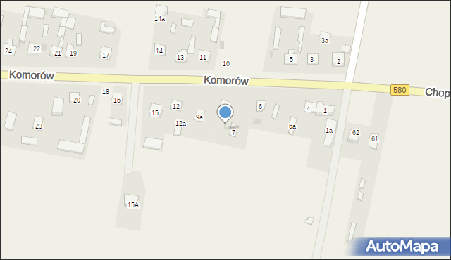 Komorów, Komorów, 7a, mapa Komorów