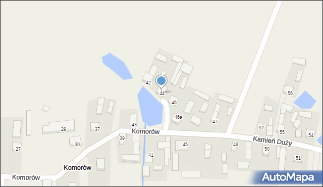 Komorów, Komorów, 44, mapa Komorów