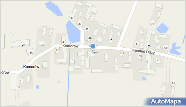 Komorów, Komorów, 45, mapa Komorów