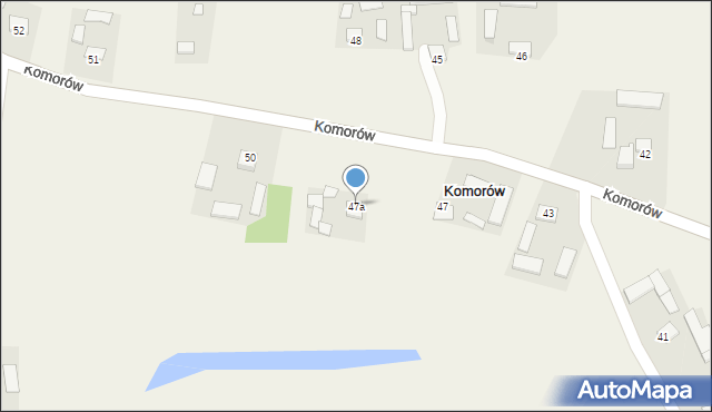 Komorów, Komorów, 47a, mapa Komorów