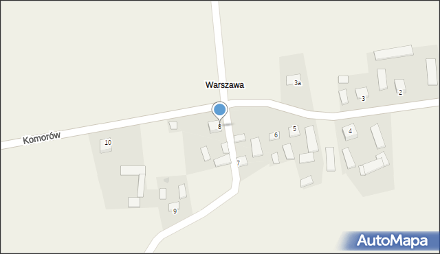 Komorów, Komorów, 8, mapa Komorów