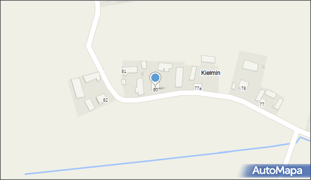 Komorów, Komorów, 80, mapa Komorów