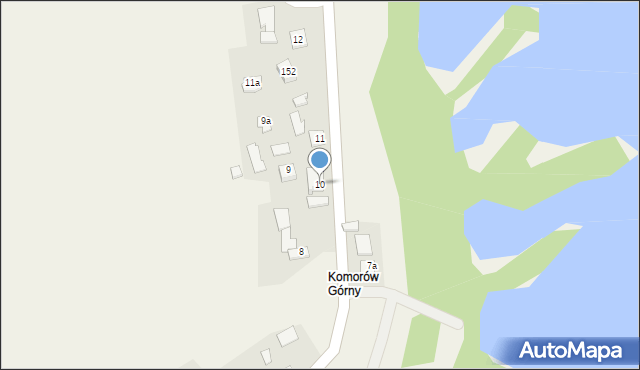 Komorów, Komorów, 10, mapa Komorów