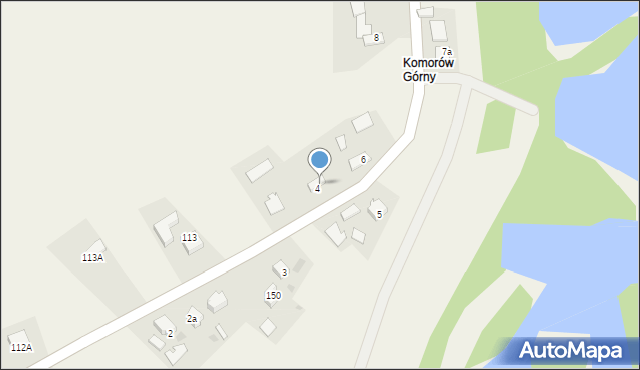 Komorów, Komorów, 4a, mapa Komorów