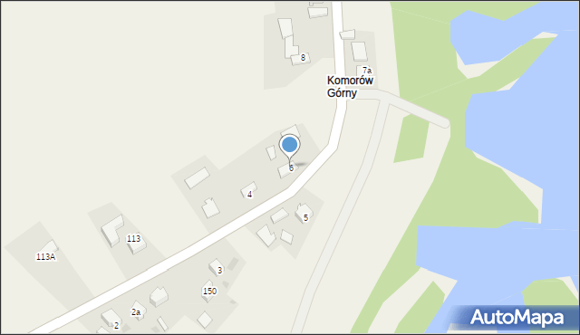 Komorów, Komorów, 6, mapa Komorów