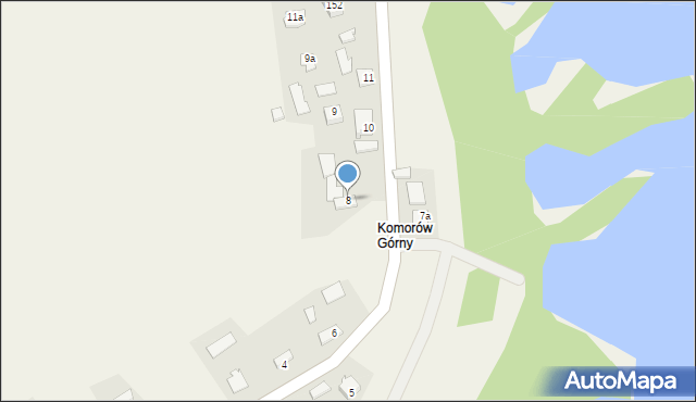 Komorów, Komorów, 8, mapa Komorów