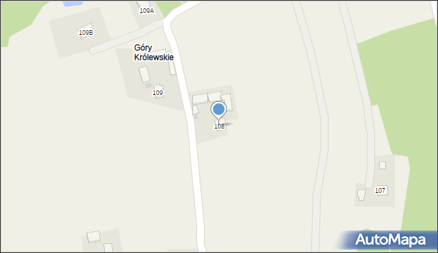 Komorów, Komorów, 108, mapa Komorów