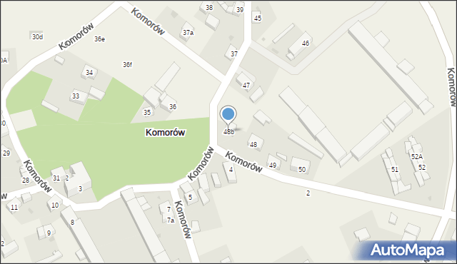 Komorów, Komorów, 48b, mapa Komorów