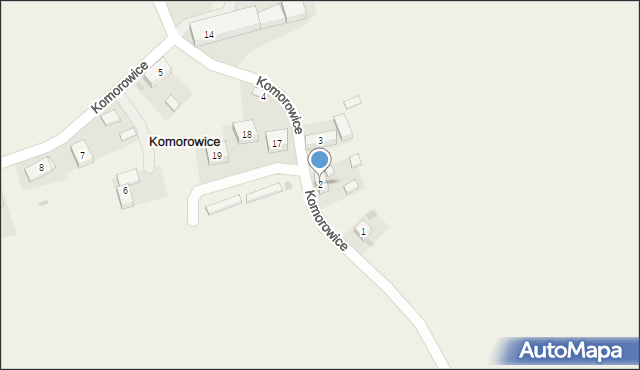 Komorowice, Komorowice, 2, mapa Komorowice