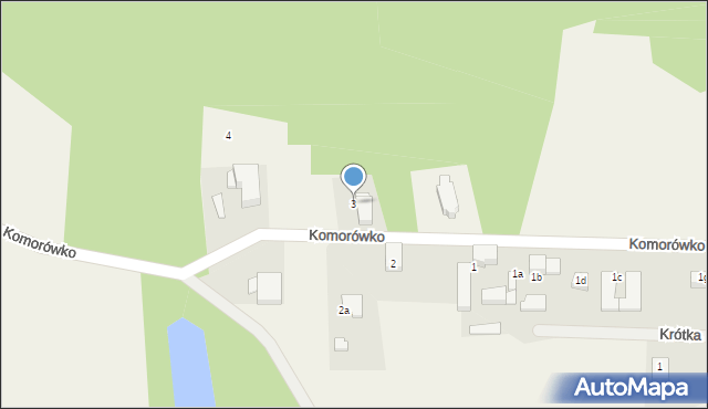 Komorówko, Komorówko, 3, mapa Komorówko