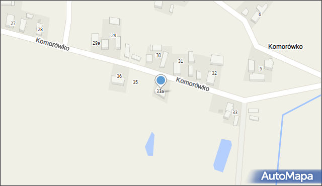 Komorówko, Komorówko, 36, mapa Komorówko