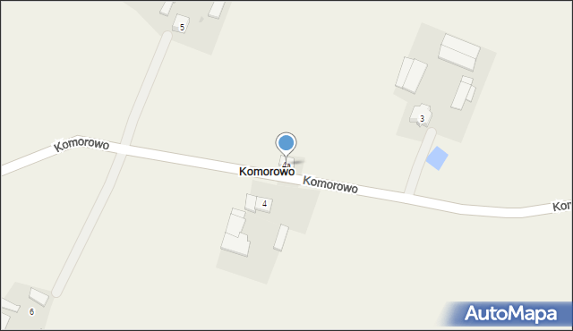 Komorowo, Komorowo, 4a, mapa Komorowo