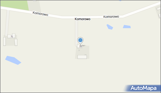 Komorowo, Komorowo, 33, mapa Komorowo