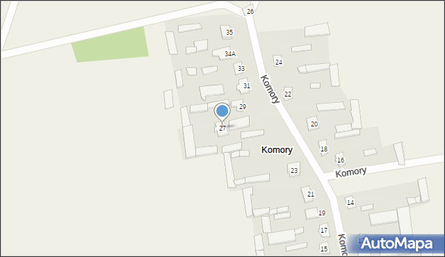 Komory, Komory, 27, mapa Komory