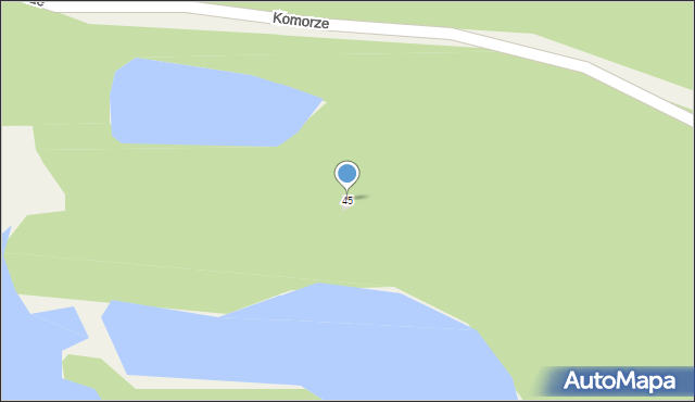 Komorze, Komorze, 45, mapa Komorze