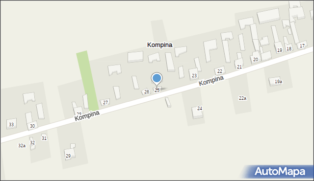 Kompina, Kompina, 25, mapa Kompina