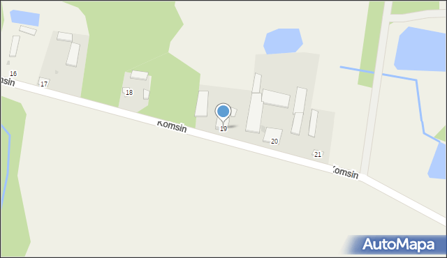 Komsin, Komsin, 19, mapa Komsin