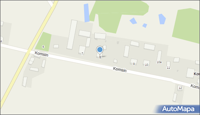 Komsin, Komsin, 8, mapa Komsin