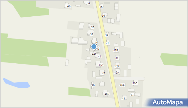 Konary, Konary, 44b, mapa Konary