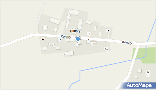 Konary, Konary, 4, mapa Konary
