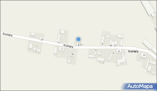 Konary, Konary, 6, mapa Konary