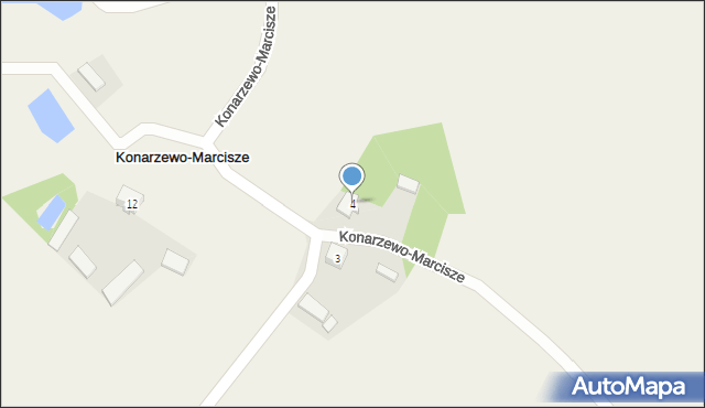 Konarzewo-Marcisze, Konarzewo-Marcisze, 4, mapa Konarzewo-Marcisze