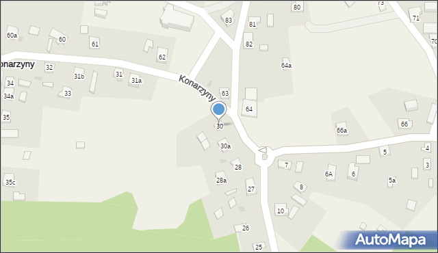 Konarzyny, Konarzyny, 30, mapa Konarzyny