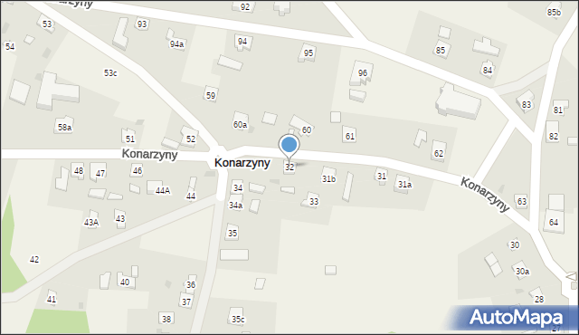 Konarzyny, Konarzyny, 32, mapa Konarzyny