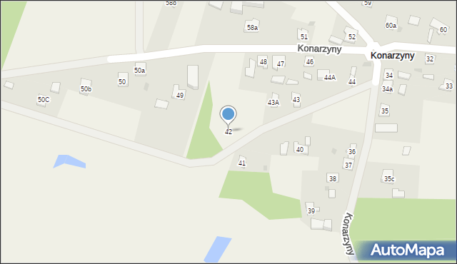 Konarzyny, Konarzyny, 42, mapa Konarzyny