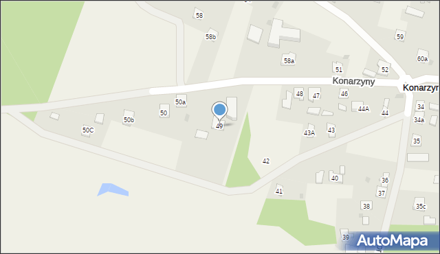 Konarzyny, Konarzyny, 49, mapa Konarzyny