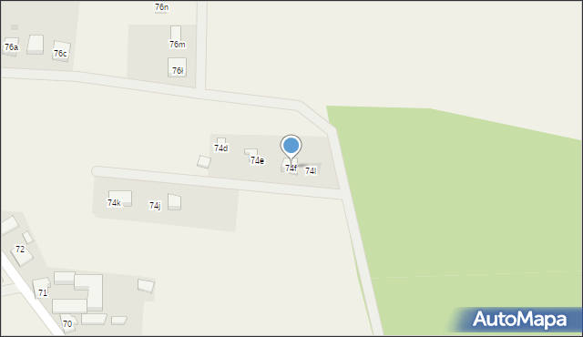 Konarzyny, Konarzyny, 74f, mapa Konarzyny