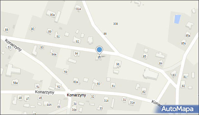 Konarzyny, Konarzyny, 95, mapa Konarzyny