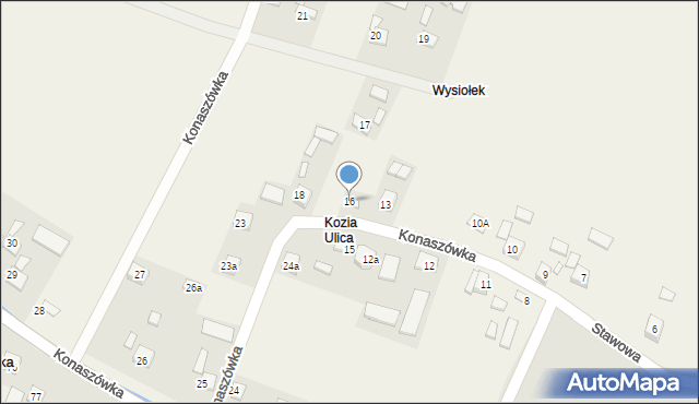 Konaszówka, Konaszówka, 16, mapa Konaszówka