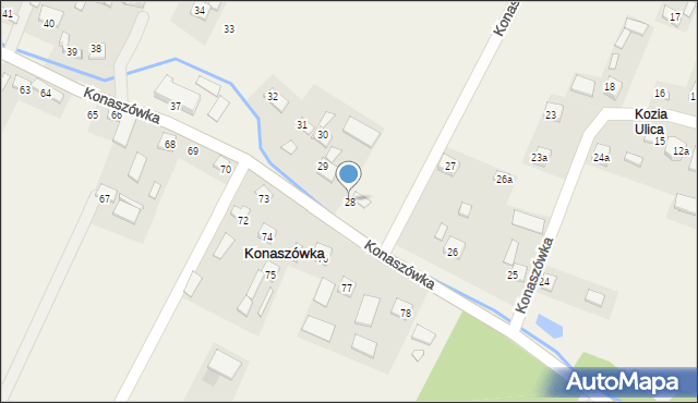 Konaszówka, Konaszówka, 28, mapa Konaszówka