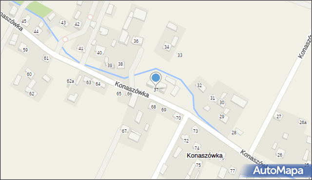 Konaszówka, Konaszówka, 37, mapa Konaszówka