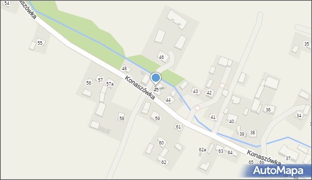 Konaszówka, Konaszówka, 45, mapa Konaszówka