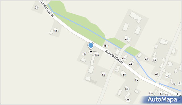 Konaszówka, Konaszówka, 57, mapa Konaszówka