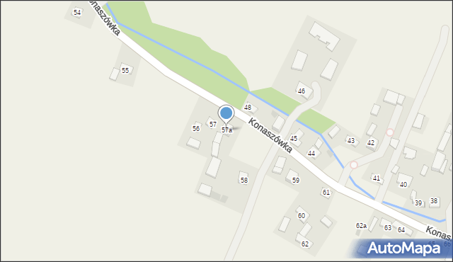 Konaszówka, Konaszówka, 57a, mapa Konaszówka