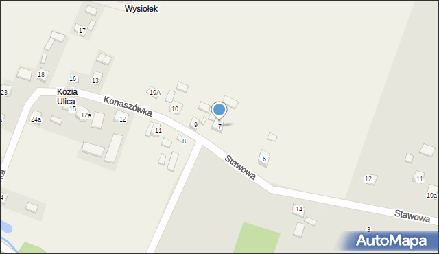 Konaszówka, Konaszówka, 7, mapa Konaszówka