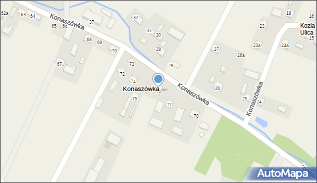 Konaszówka, Konaszówka, 76, mapa Konaszówka