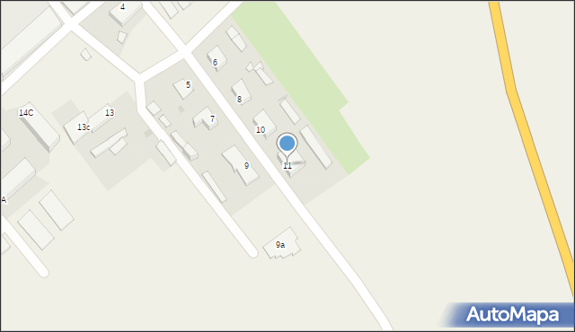 Kończewice, Kończewice, 11, mapa Kończewice