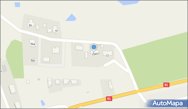 Kończyce, Kończyce, 21A, mapa Kończyce