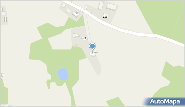 Kończyska, Kończyska, 141, mapa Kończyska