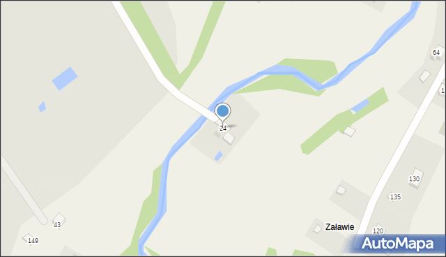 Kończyska, Kończyska, 24, mapa Kończyska