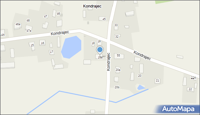 Kondrajec, Kondrajec, 19a, mapa Kondrajec