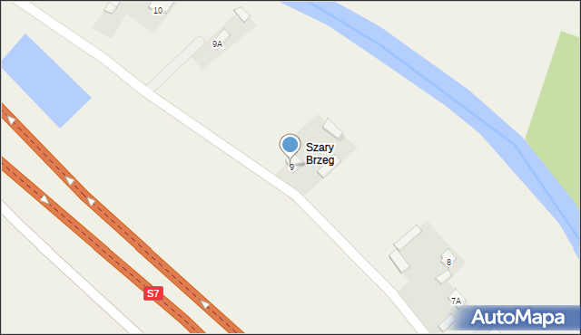 Kondrajec Szlachecki, Kondrajec Szlachecki, 9, mapa Kondrajec Szlachecki