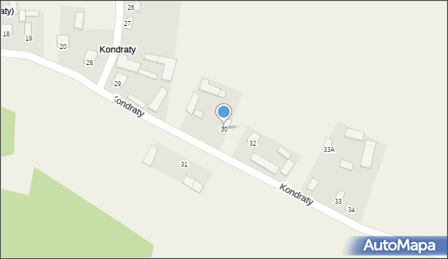 Kondraty, Kondraty, 30, mapa Kondraty