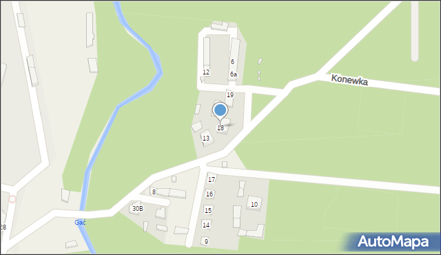 Konewka, Konewka, 18, mapa Konewka