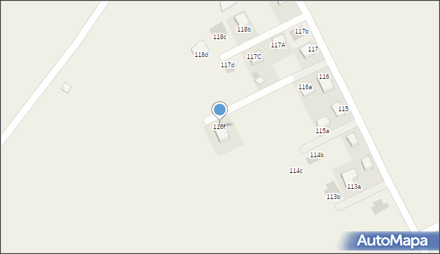 Koniaczów, Koniaczów, 116f, mapa Koniaczów